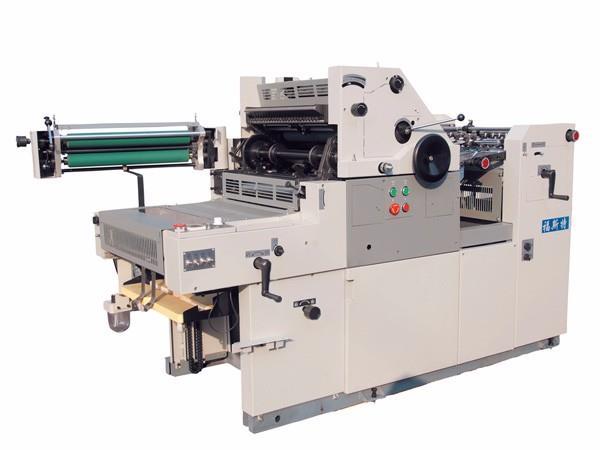 双色双面胶印机